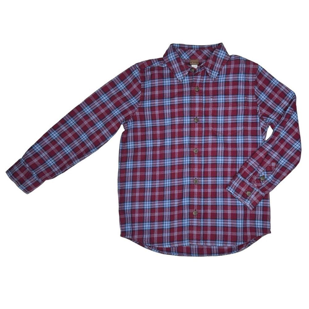 Tea Collection Lakeshore‎ Plaid Button Shirt